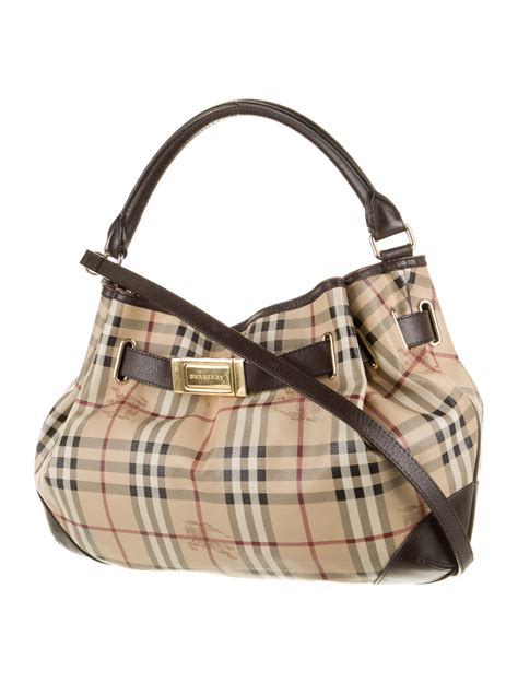 burberry leather-trimmed haymarket check crossbody bag|burberry haymarket tote price.